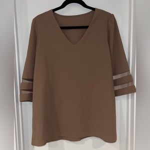 Brown blouse